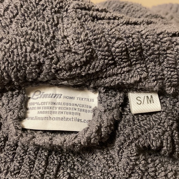 Linum Home Turkish Cotton Personalized Herringbone Bath Robe - Picture 2 of 5